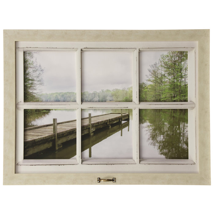 Millwood Pines Window Motif Landscape Wall Décor & Reviews Wayfair